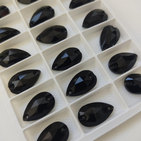 Стразы пришивные Tear Drop Jet Black sew-on Стразы пришивные Tear Drop Jet Black sew-on