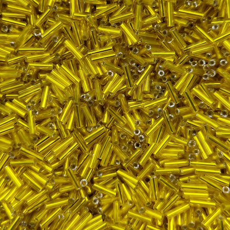  Стеклярус 6mm Citrine(Индия)