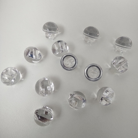 Пуговицы прозрачные Бриллиант 10мм