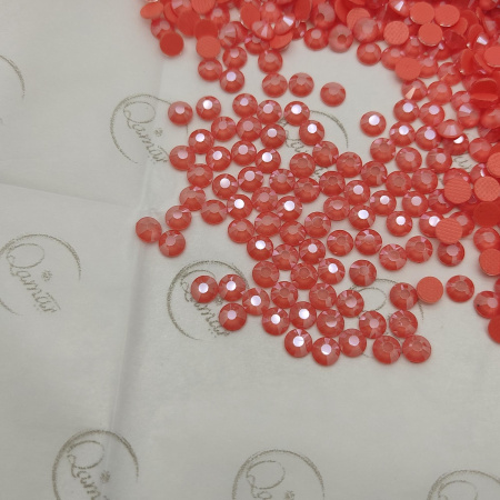 Стразы Qamar термо клеевые Glaze Coral 20116 hot-fix