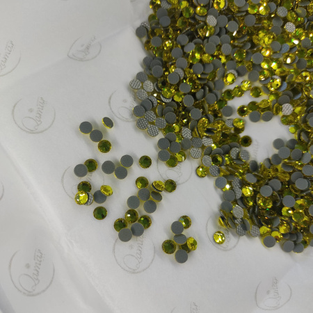 Стразы Qamar термо клеевые Citrine 038 hot-fix
