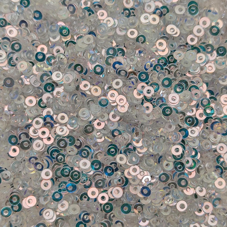 Пайетки Prince 2,5мм Delete Snow White DIM 141