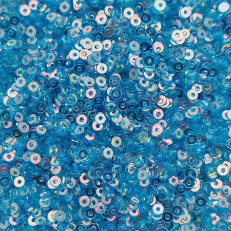 Пайетки Prince 2,5мм Aquamarine AB DIM 149