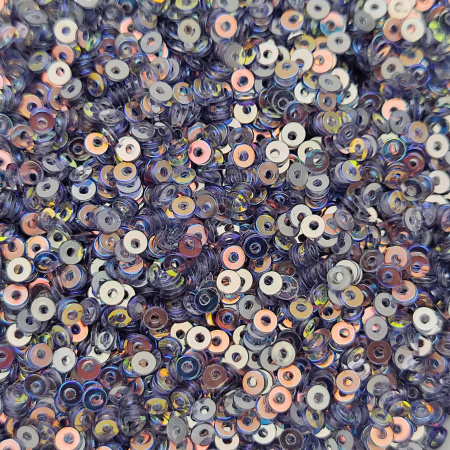 Пайетки Prince 2,5мм Fairy Blue AB DIM 135