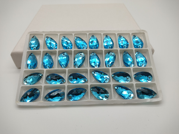 Aquamarin Капли пришивные